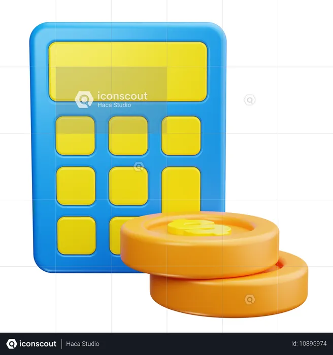 Calculadora  3D Icon