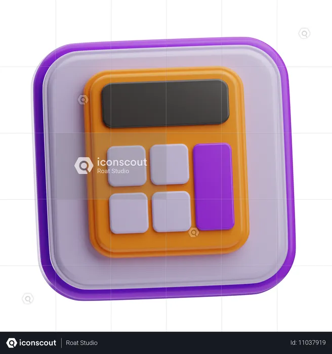 Calculadora  3D Icon