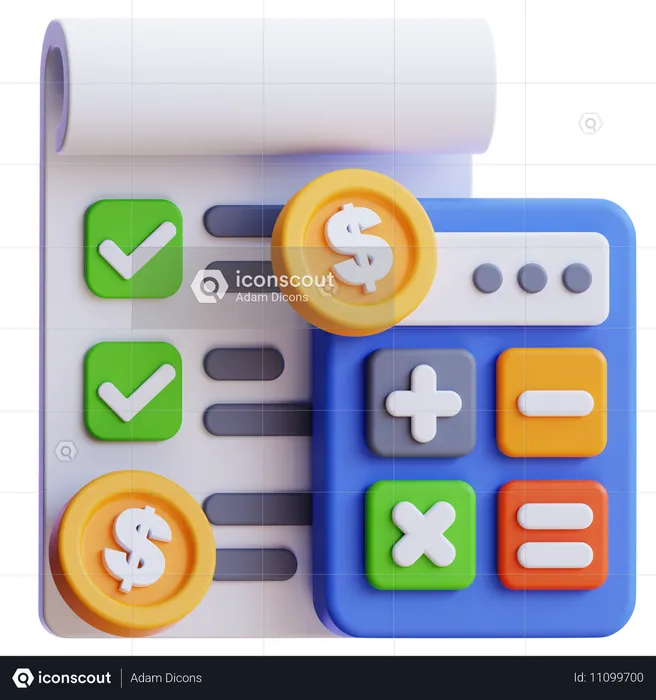 Calculadora  3D Icon