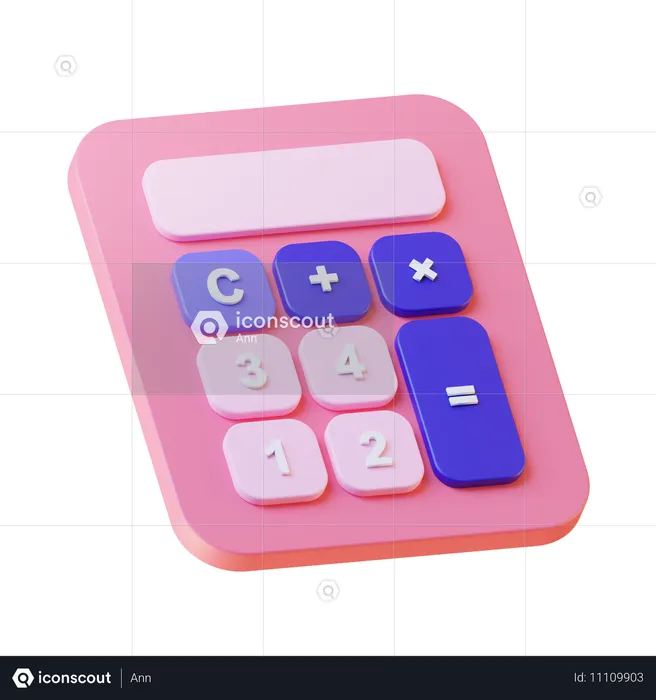 Calculadora  3D Icon