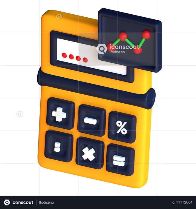 Calculadora  3D Icon