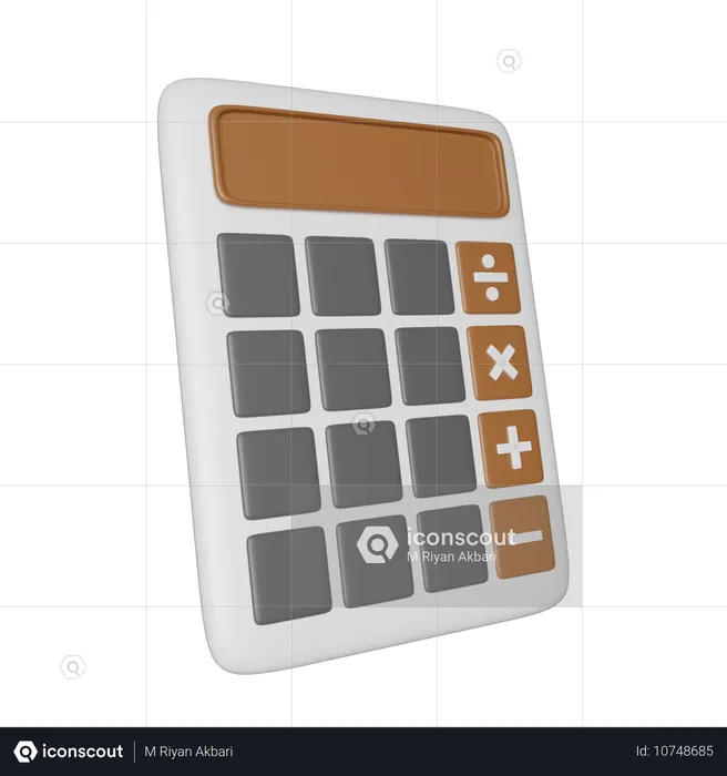 Calculadora  3D Icon