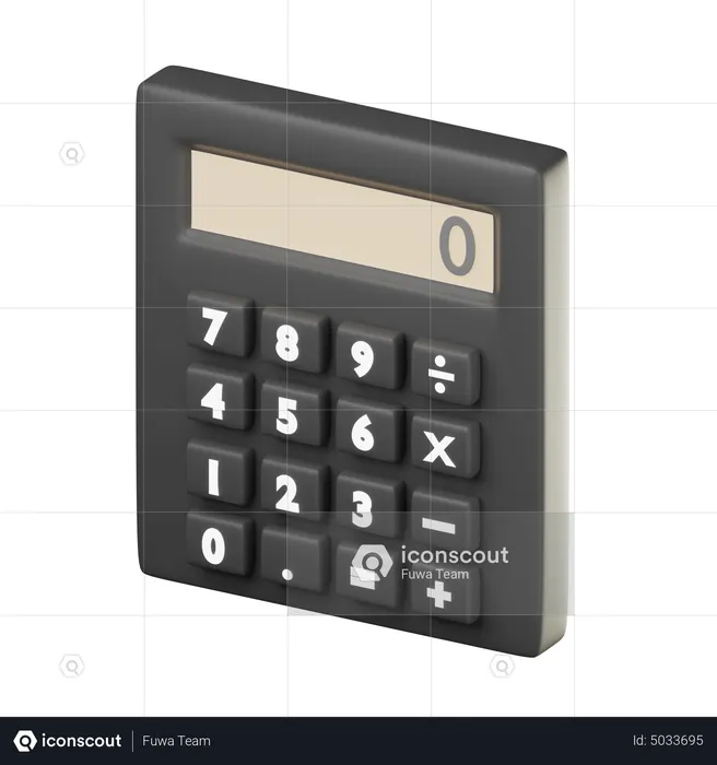 Calculadora  3D Icon