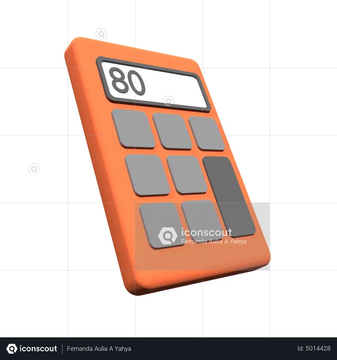 Calculadora  3D Icon