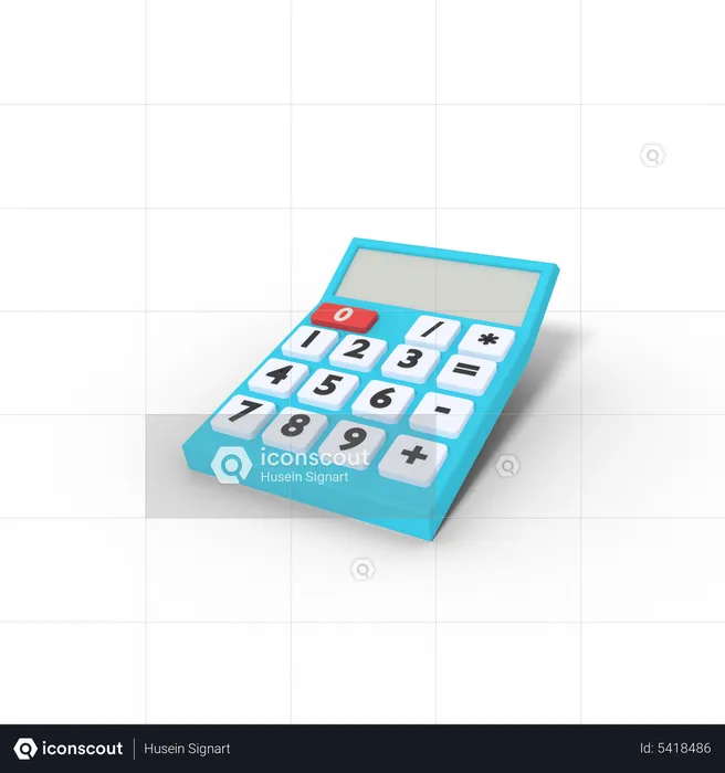 Calculadora  3D Icon