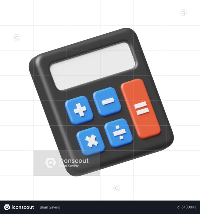 Calculadora  3D Icon