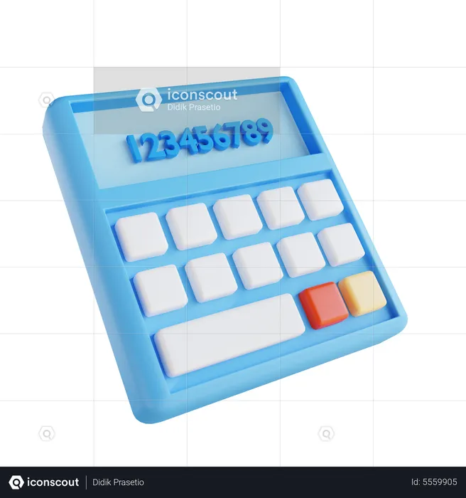 Calculadora  3D Icon