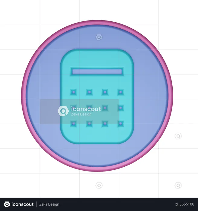 Calculadora  3D Icon