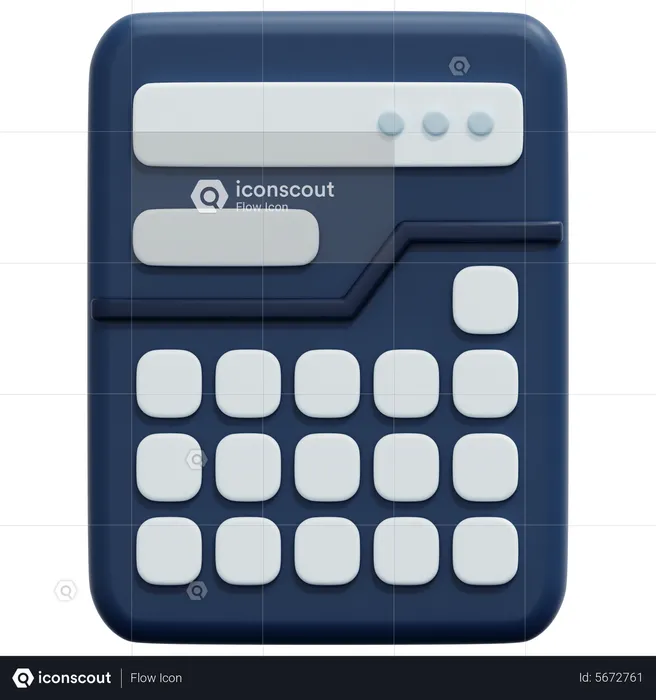 Calculadora  3D Icon