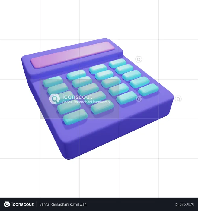 Calculadora  3D Icon