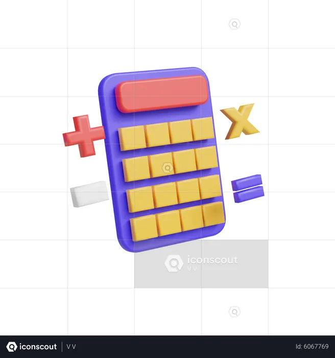 Calculadora  3D Icon