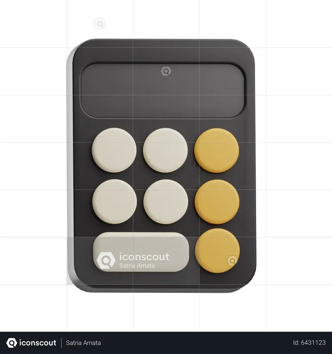 Calculadora  3D Icon