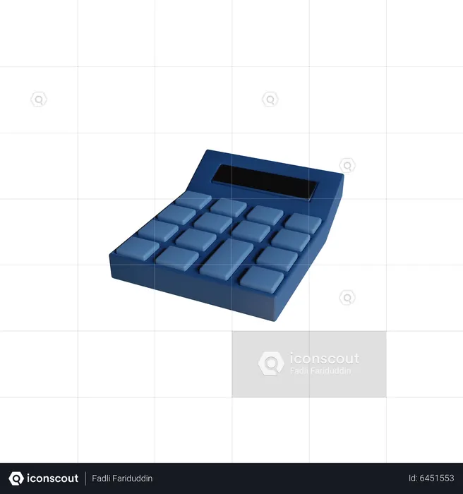 Calculadora  3D Icon