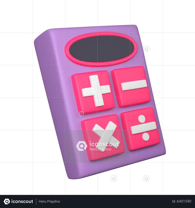 Calculadora  3D Icon