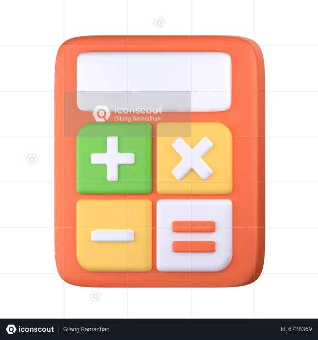 Calculadora  3D Icon