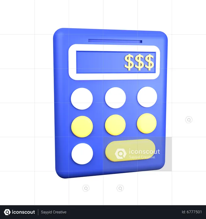 Calculadora  3D Icon