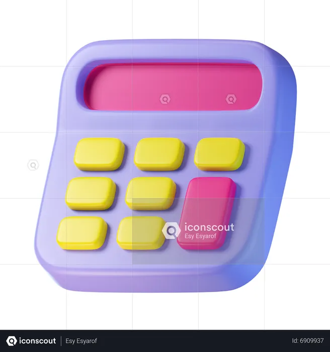 Calculadora  3D Icon