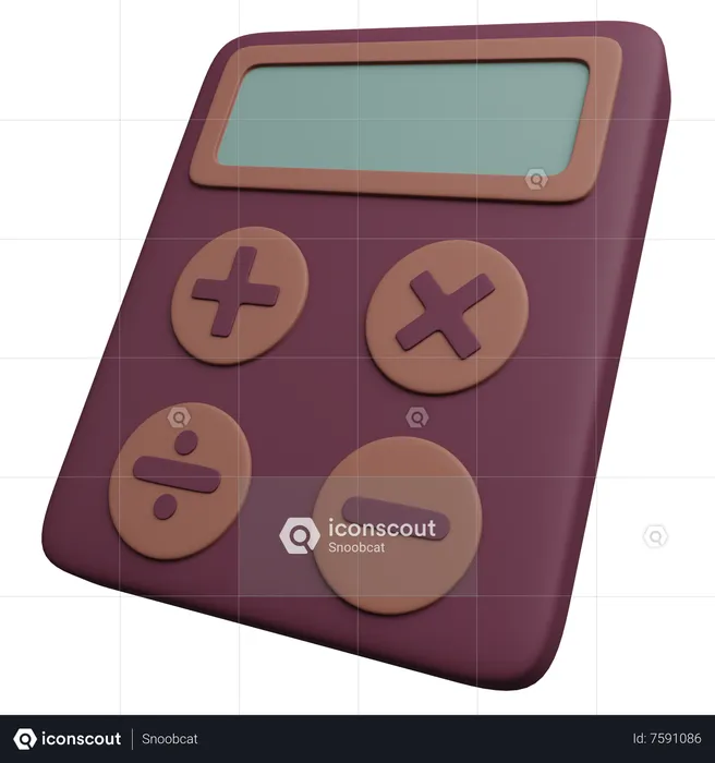 Calculadora  3D Icon