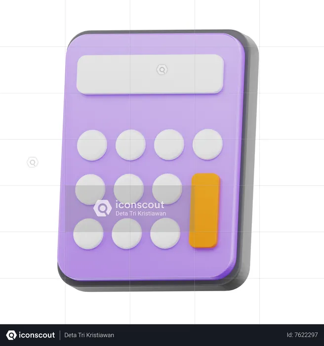 Calculadora  3D Icon