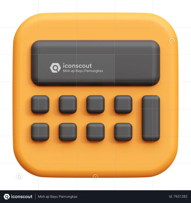 Calculadora  3D Icon