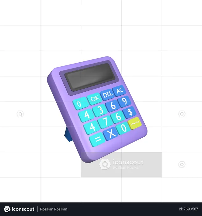 Calculadora  3D Icon