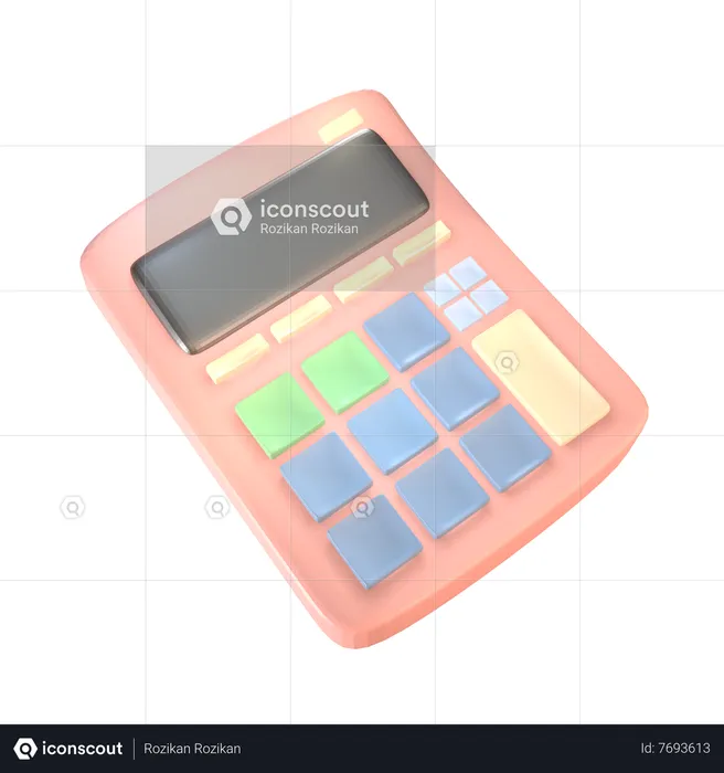 Calculadora  3D Icon