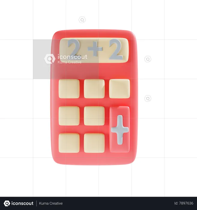 Calculadora  3D Icon