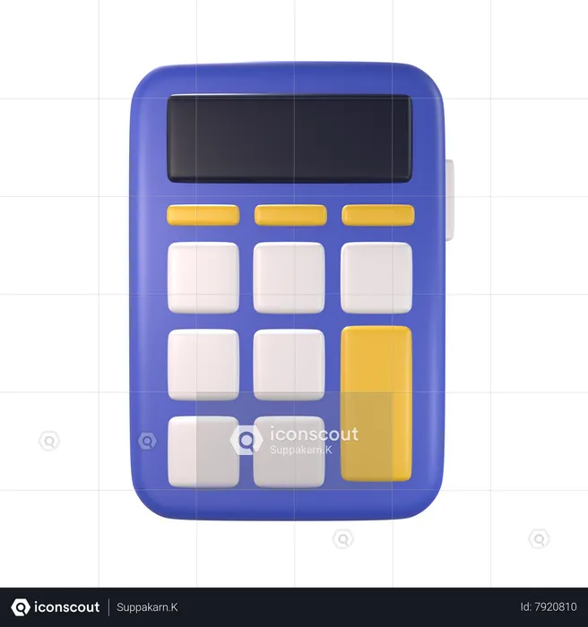 Calculadora  3D Icon