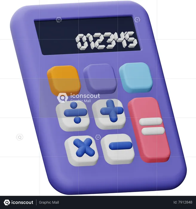 Calculadora  3D Icon