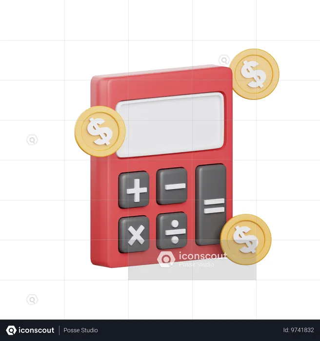 Calculation  3D Icon