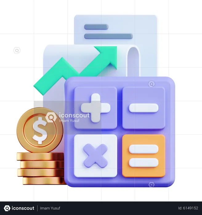 Calculation  3D Icon