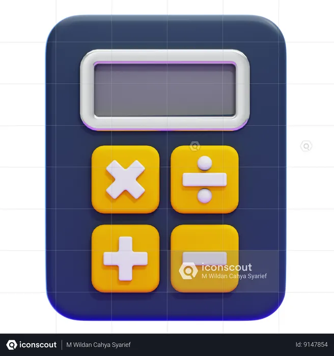 CALCULATOR  3D Icon