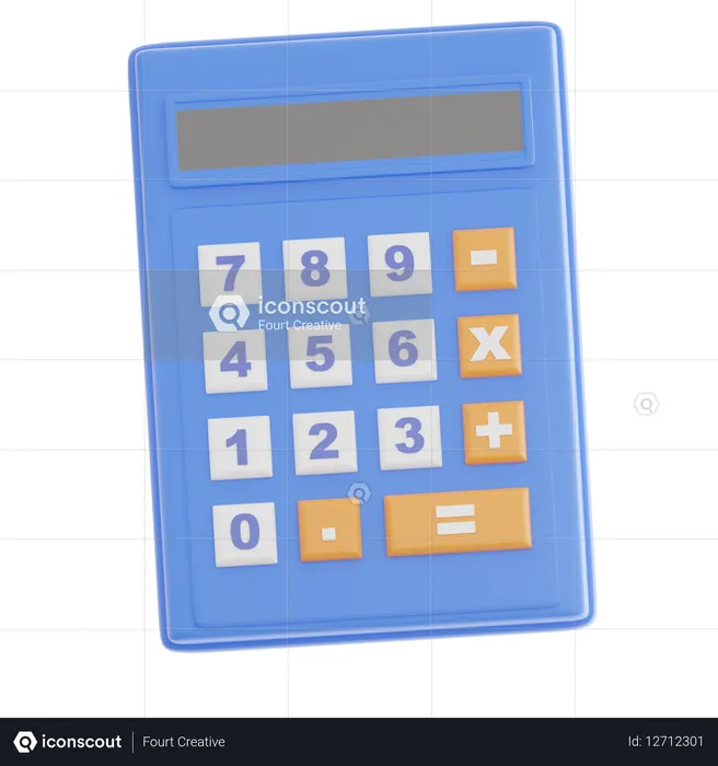 Calculator  3D Icon