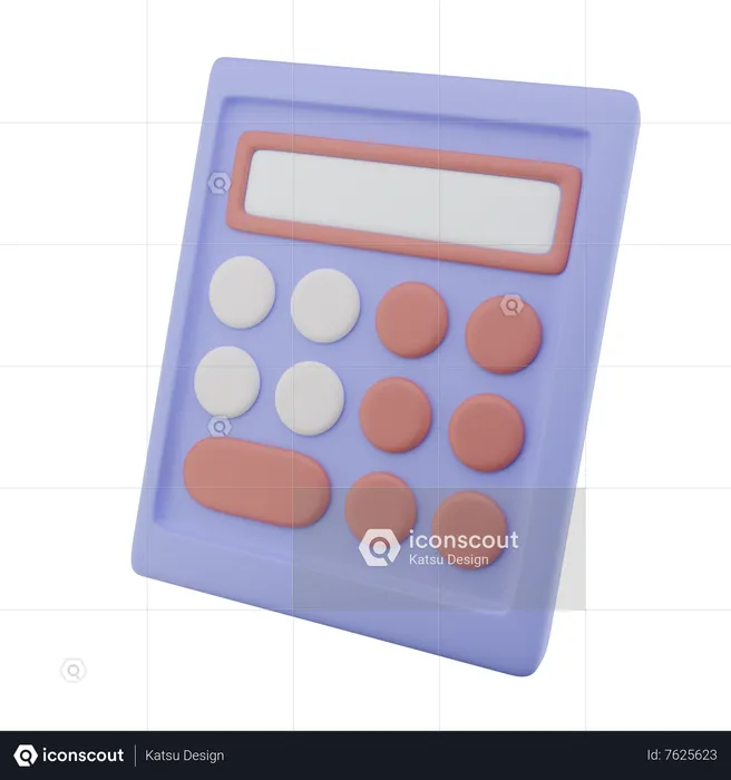 Calculator 3D icon  3D Icon