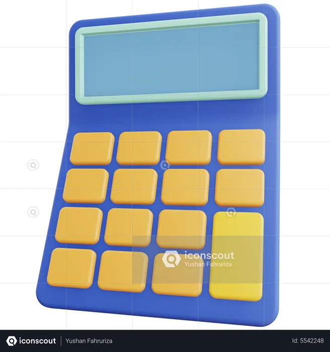 Calculator  3D Icon