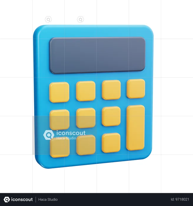 Calculator  3D Icon