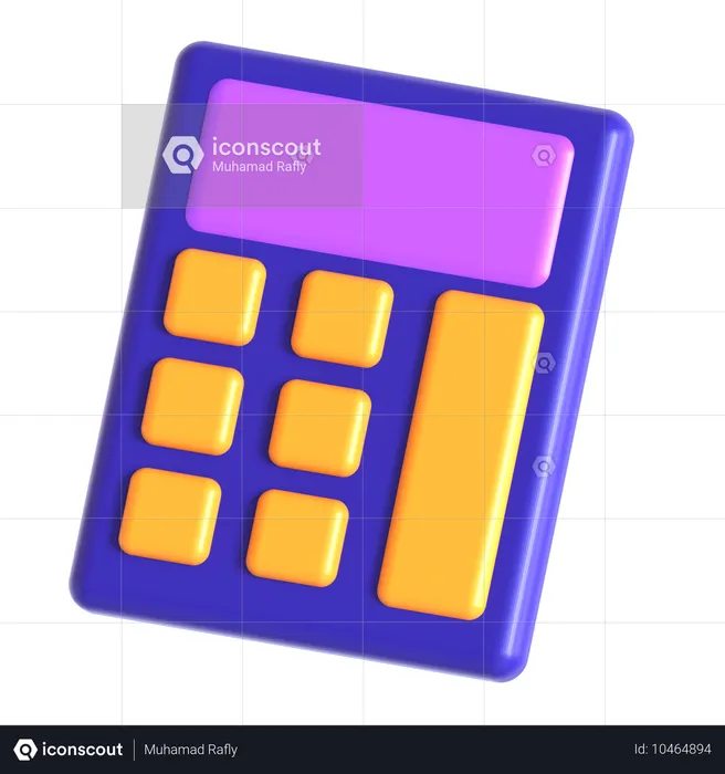 Calculator  3D Icon