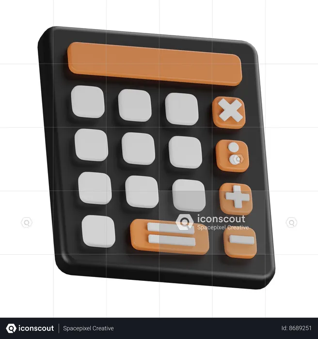 Calculator  3D Icon