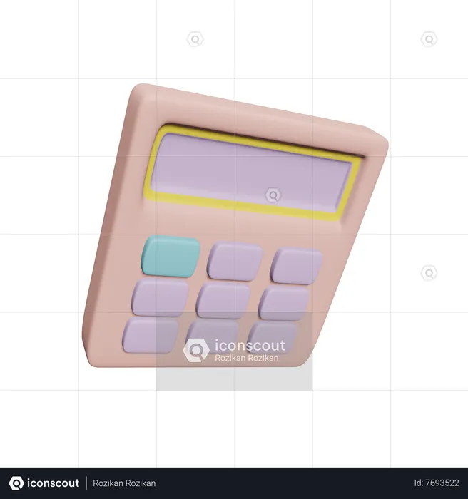 Calculator  3D Icon