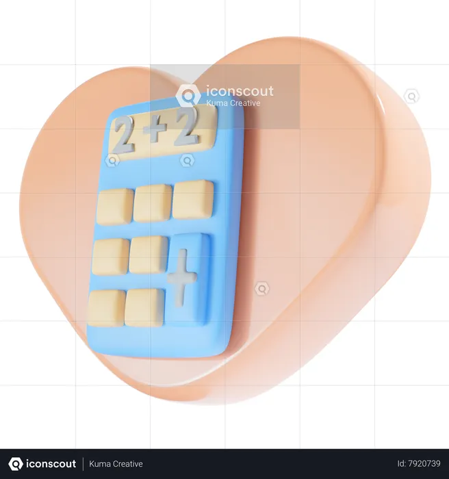 Calculator  3D Icon