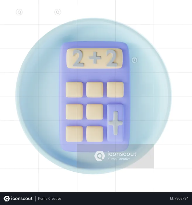 Calculator  3D Icon