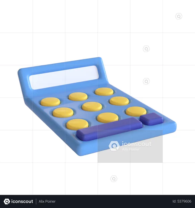 Calculator  3D Icon