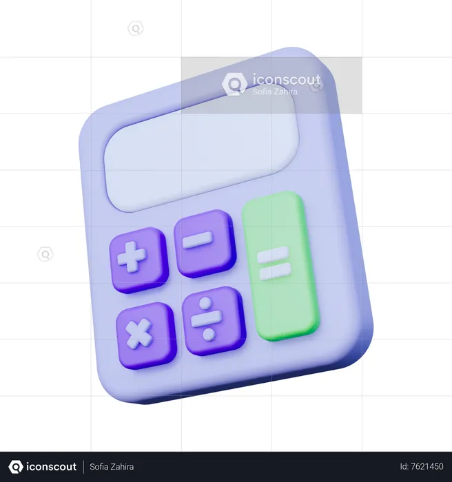 Calculator  3D Icon