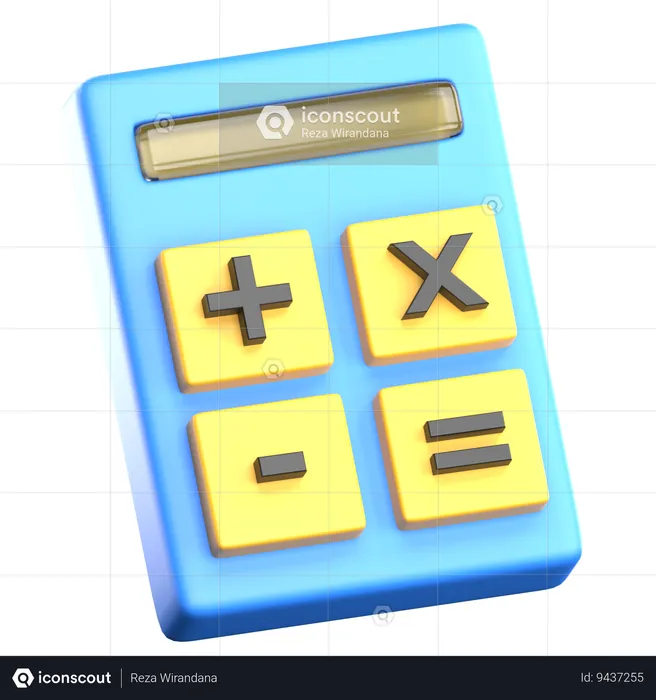 Calculator  3D Icon