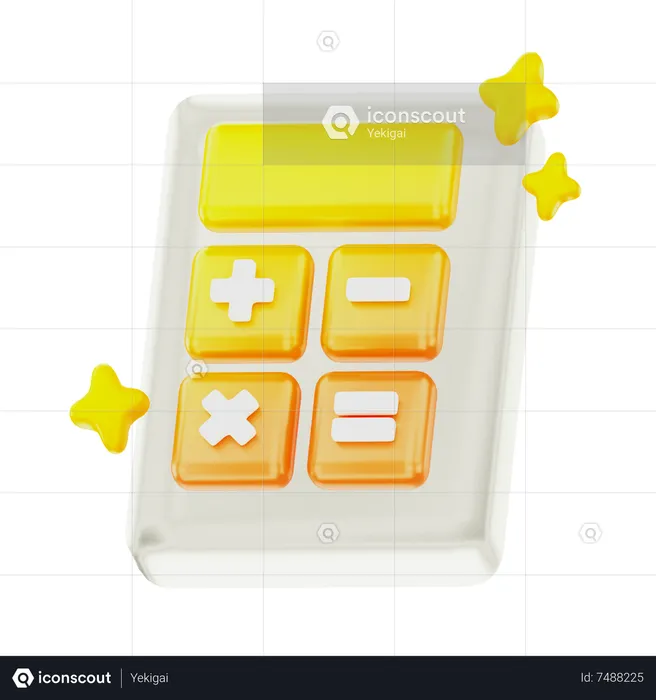 Calculator  3D Icon