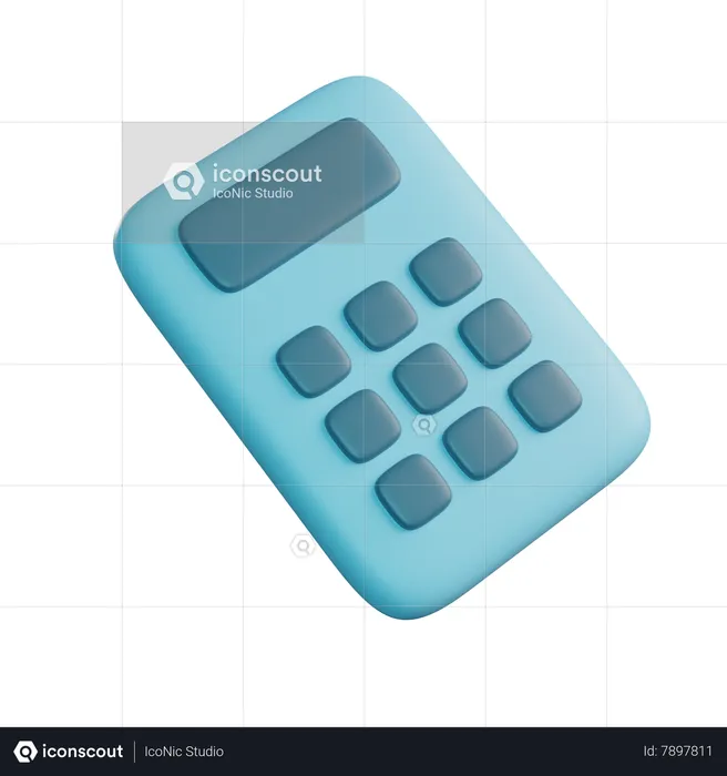 Calculator  3D Icon