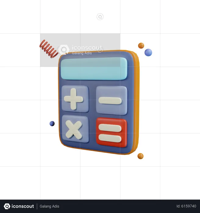 Calculator  3D Icon