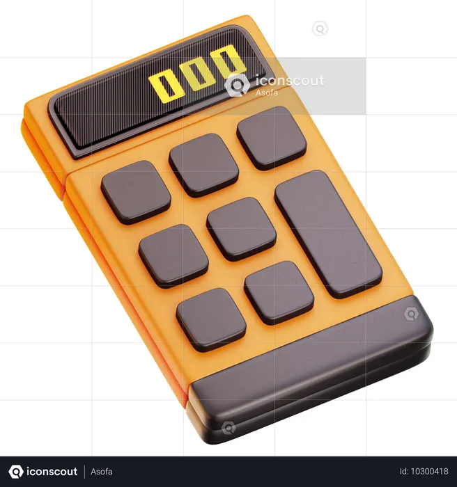 Calculator  3D Icon