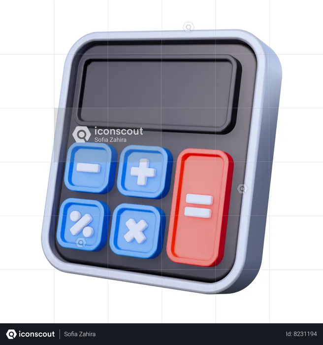 Calculator  3D Icon