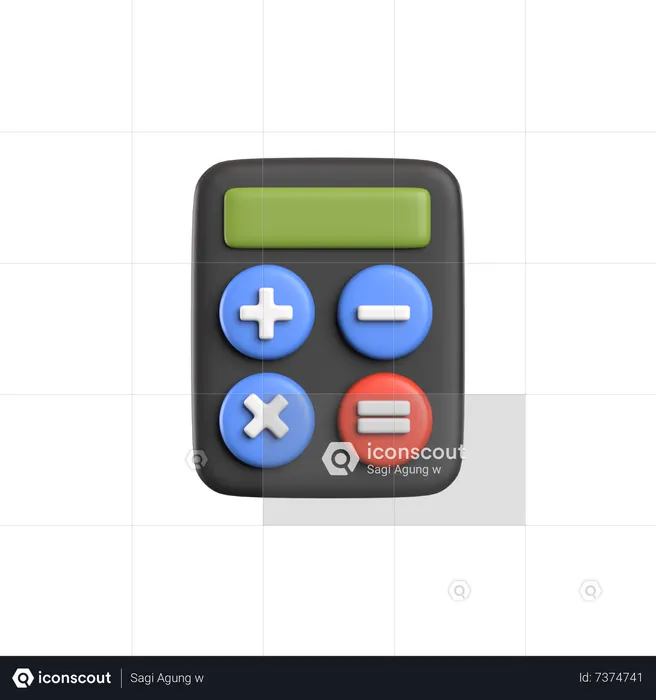 Calculator  3D Icon